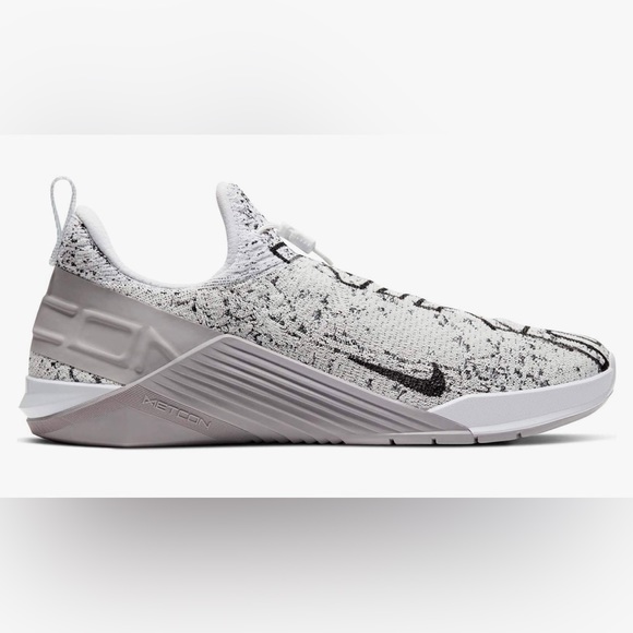 Nike React Metcon White Black Atmosphere Grey Slip On Tennis Shoe Women’s Sz 10 - Picture 1 of 10